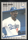 1989 Fleer #55 Mike Davis