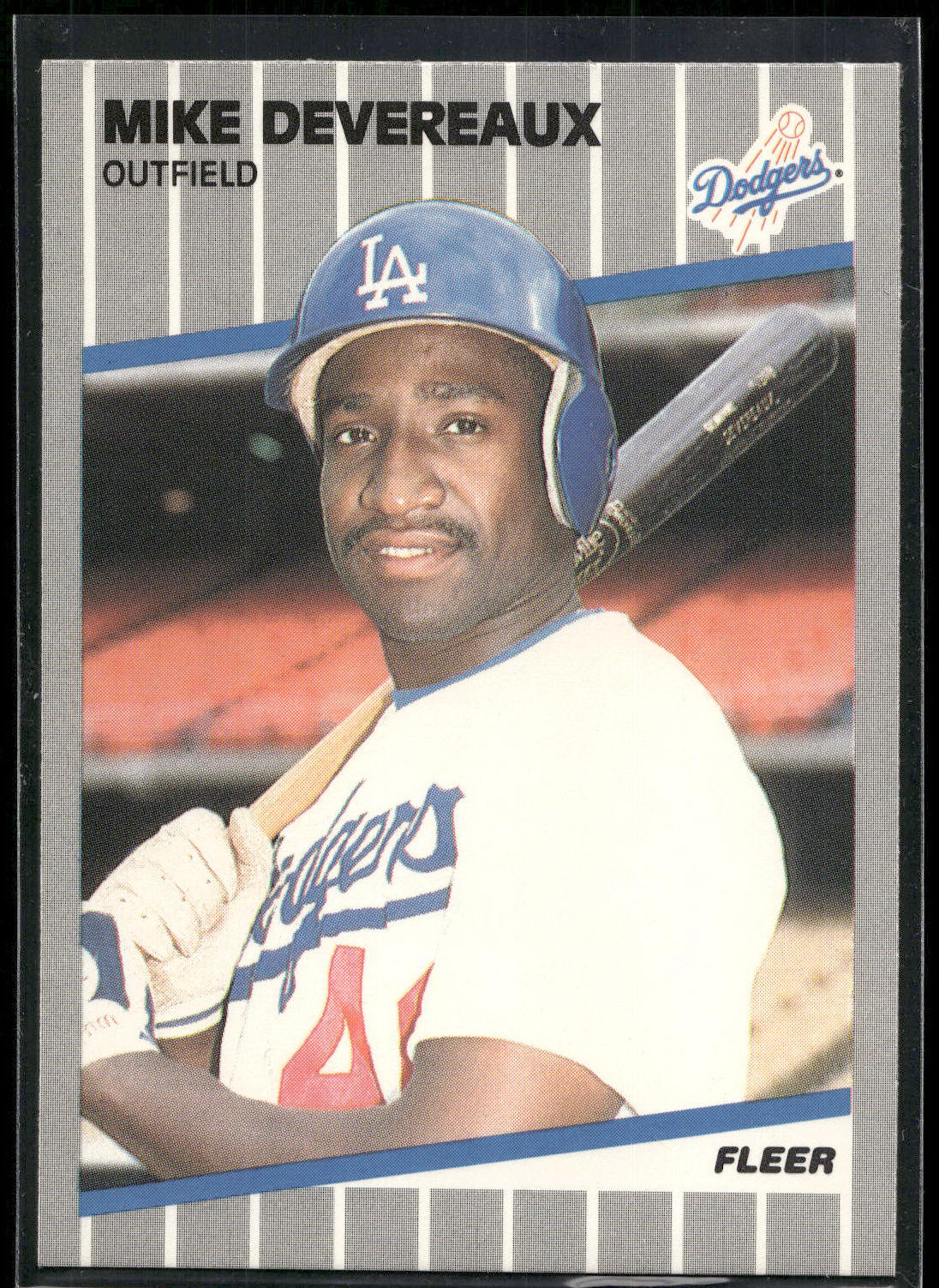 1989 Fleer #56 Mike Devereaux