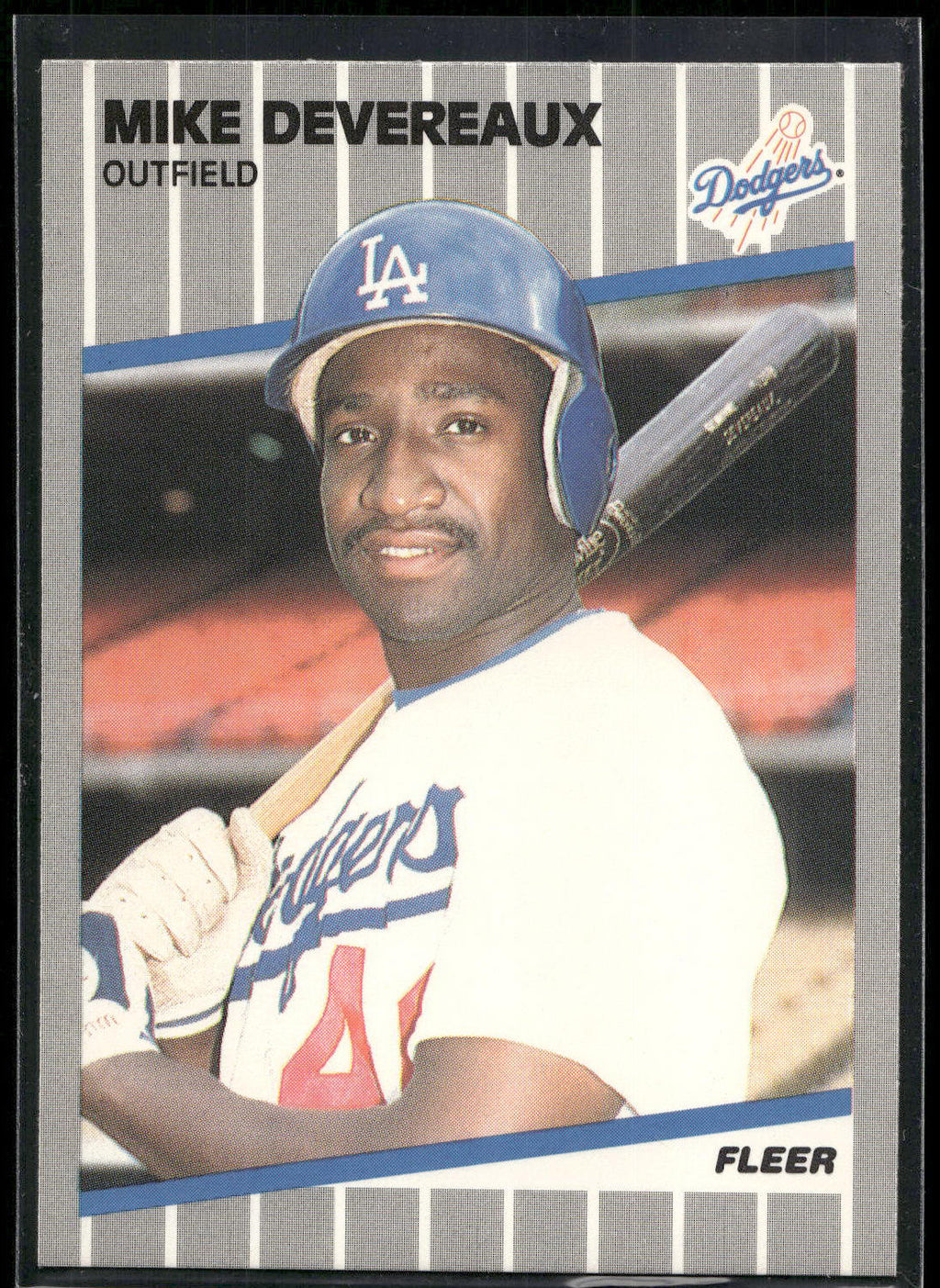 1989 Fleer #56 Mike Devereaux