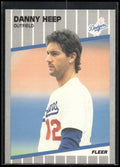 1989 Fleer #61a Danny Heep