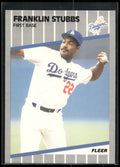 1989 Fleer #74 Franklin Stubbs