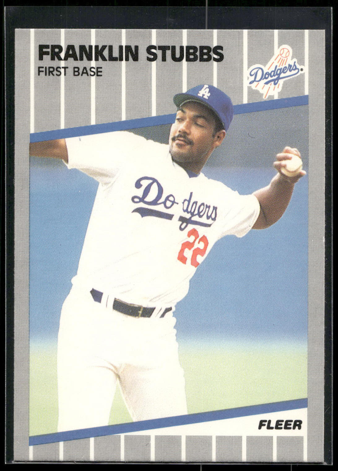 1989 Fleer #74 Franklin Stubbs