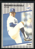 1989 Fleer #76 Fernando Valenzuela