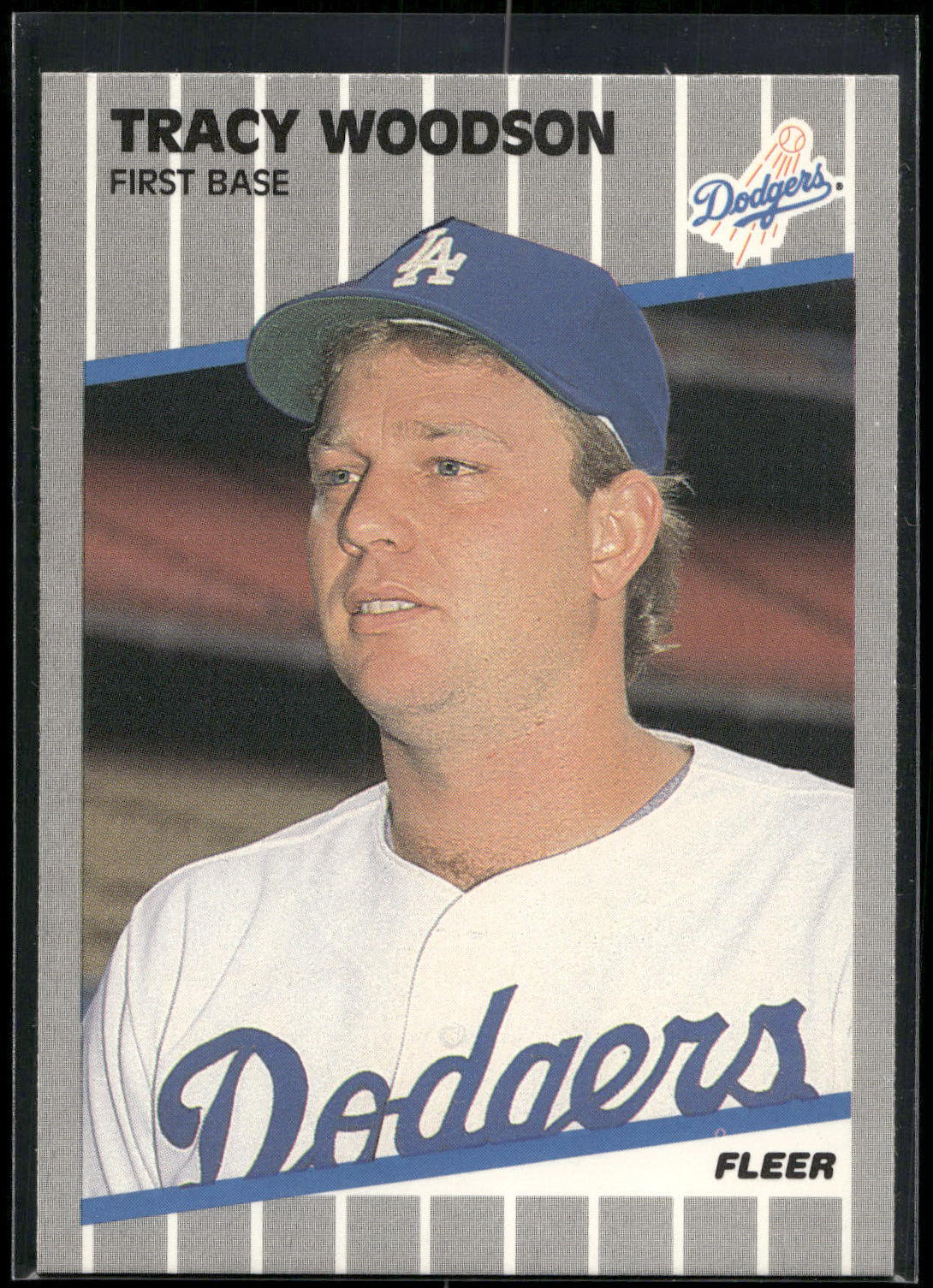 1989 Fleer #77 Tracy Woodson