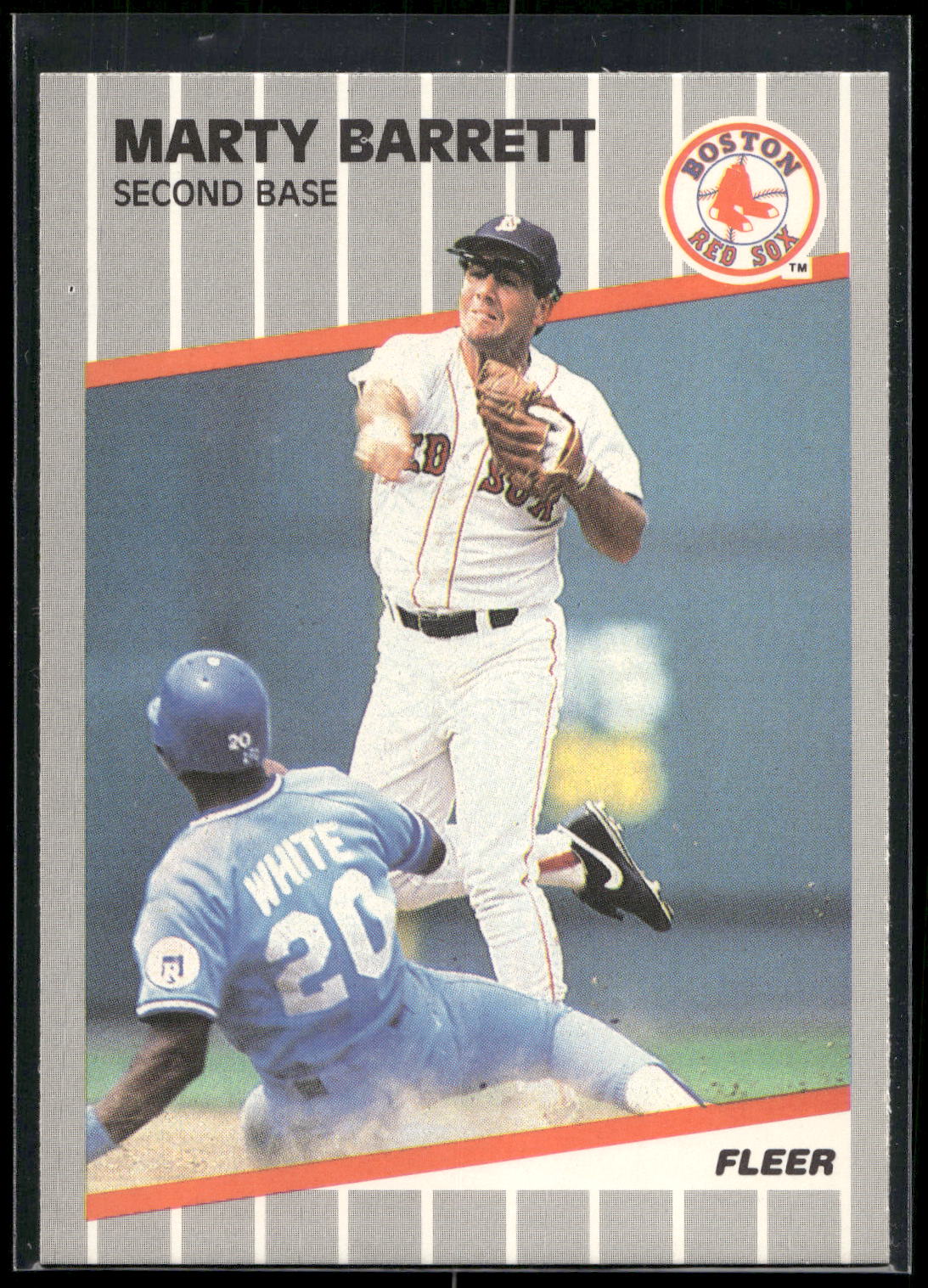 1989 Fleer #78 Marty Barrett