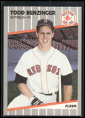 1989 Fleer #79 Todd Benzinger