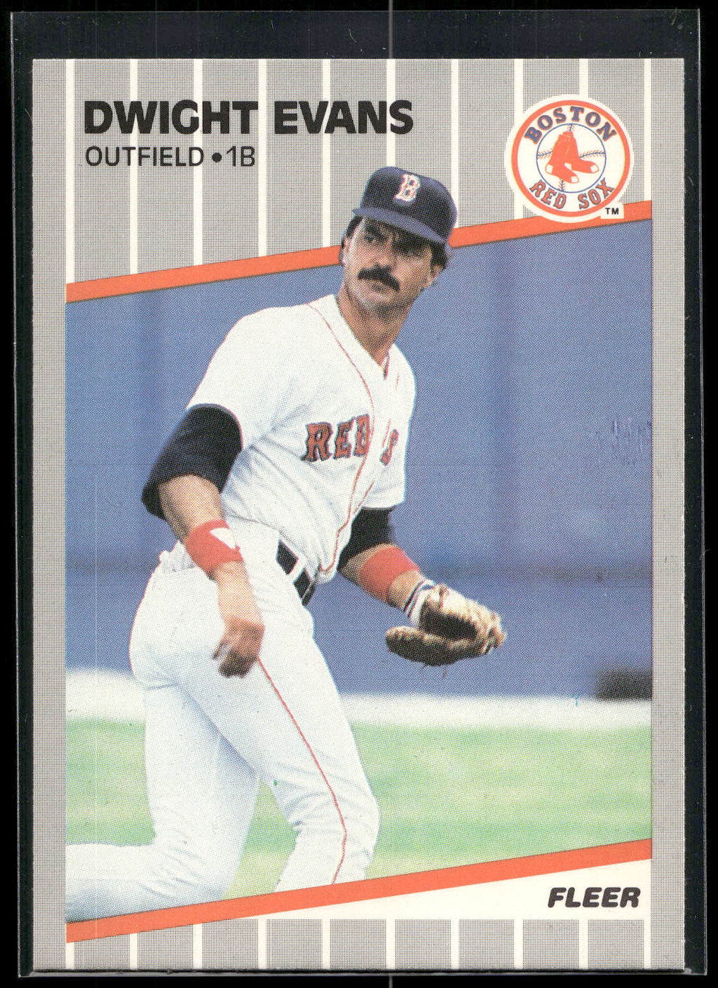 1989 Fleer #87 Dwight Evans