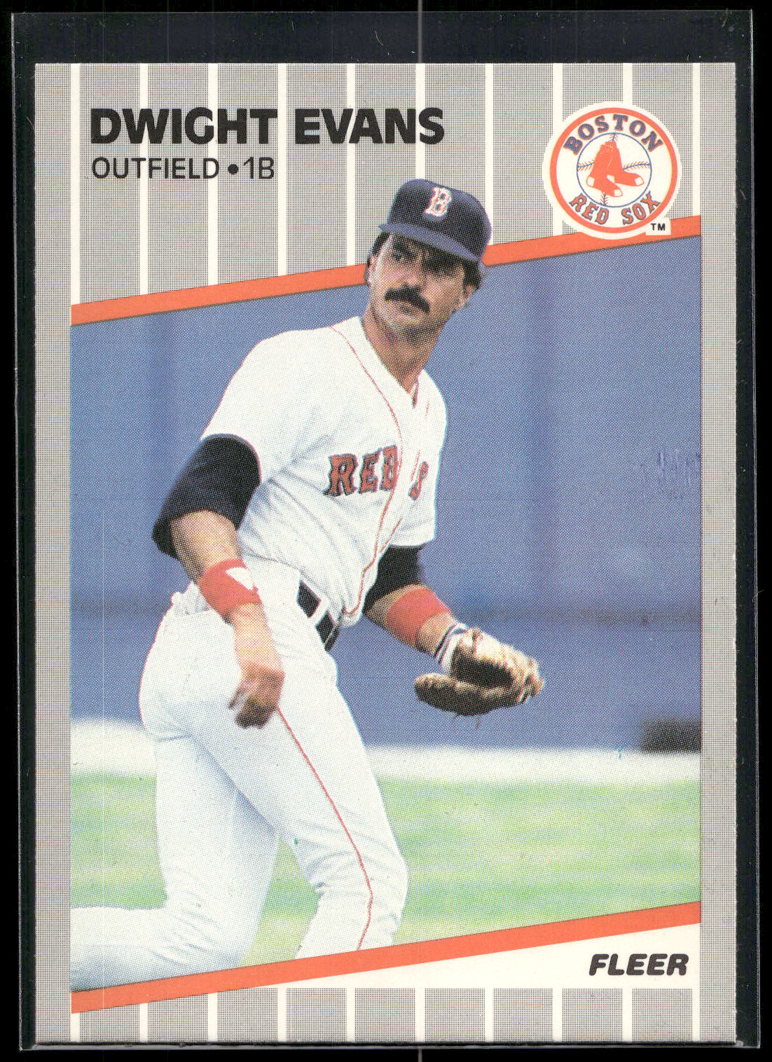 1989 Fleer #87 Dwight Evans