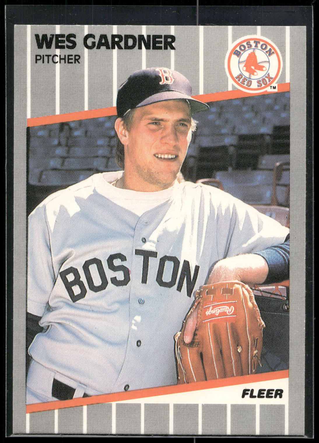 1989 Fleer #88 Wes Gardner