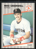 1989 Fleer #90 Mike Greenwell