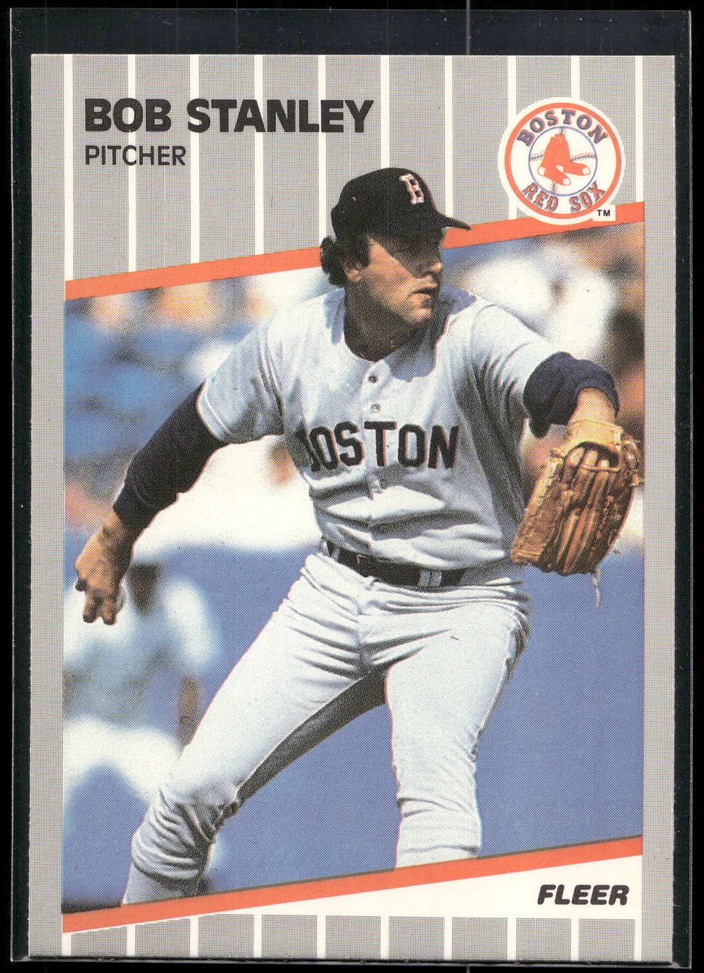 1989 Fleer #101 Bob Stanley