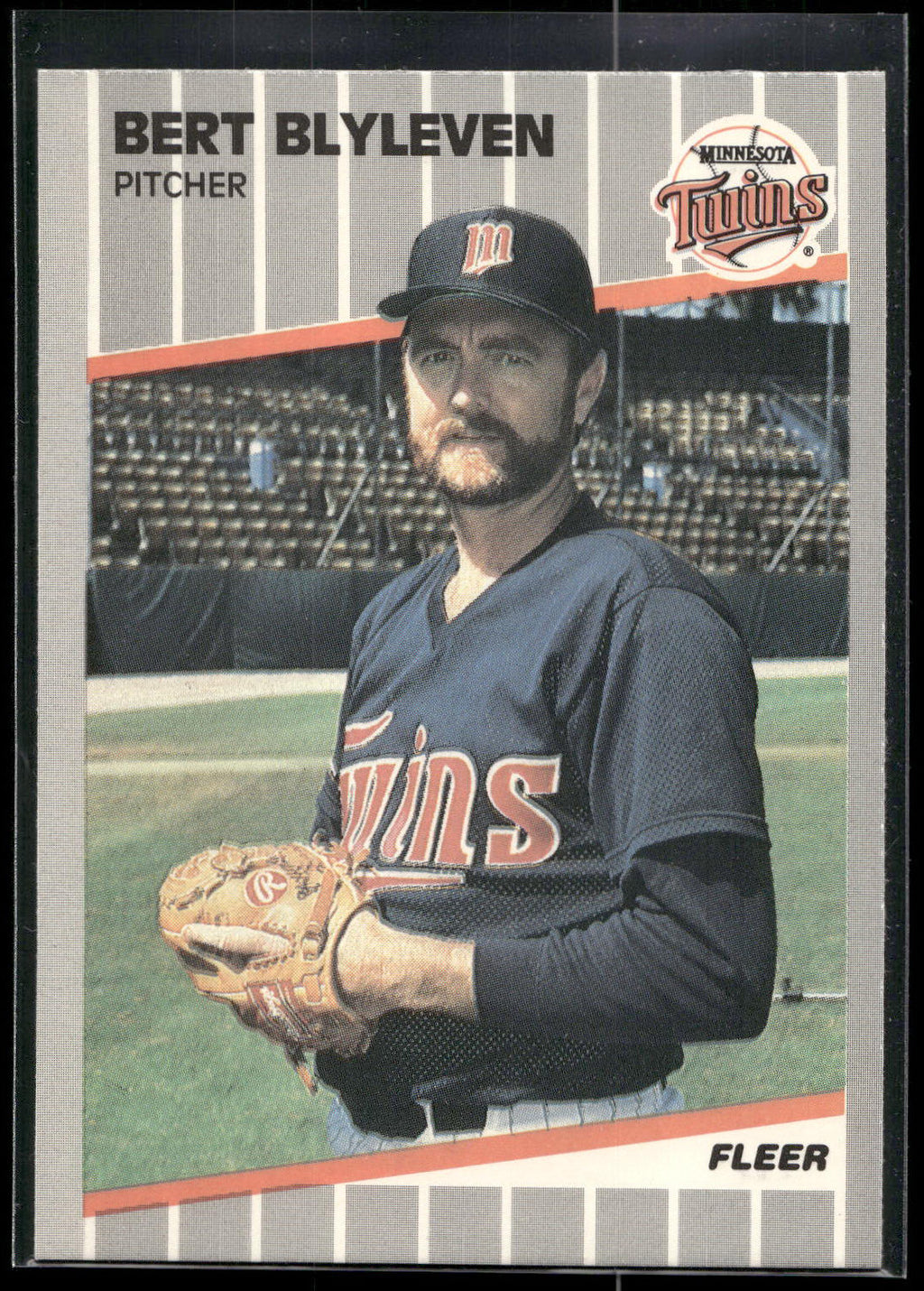 1989 Fleer #105 Bert Blyleven