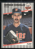 1989 Fleer #113 German Gonzalez