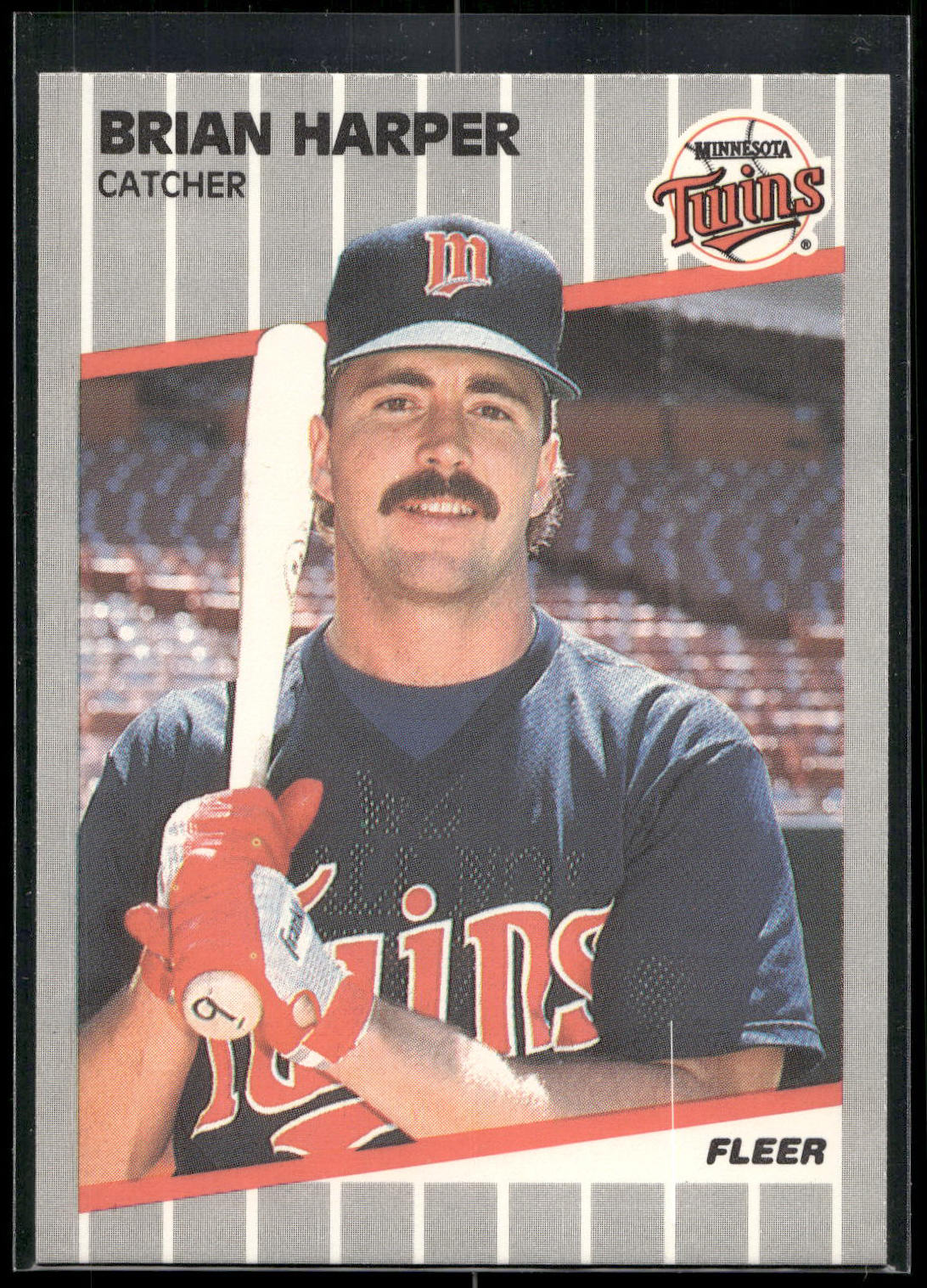 1989 Fleer #114 Brian Harper