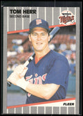 1989 Fleer #115 Tom Herr