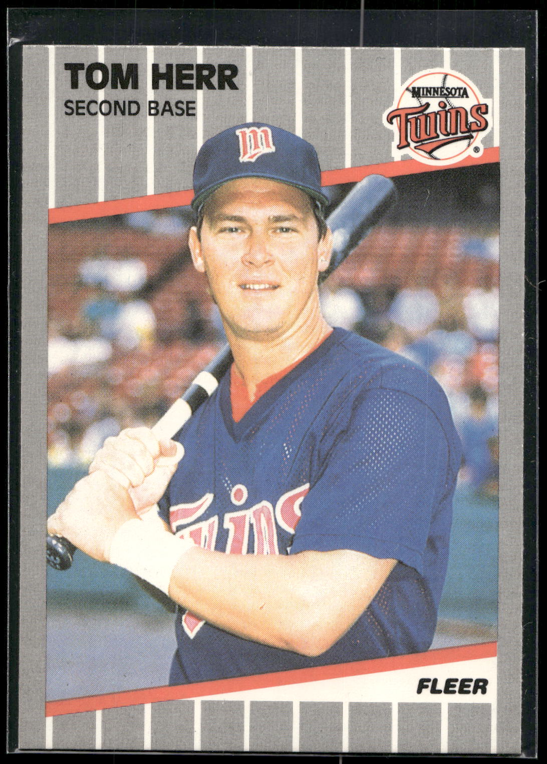 1989 Fleer #115 Tom Herr