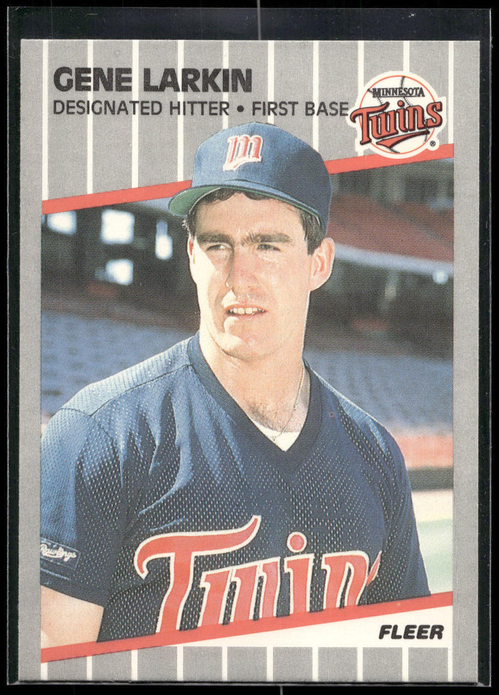 1989 Fleer #117 Gene Larkin
