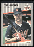1989 Fleer #118 Tim Laudner