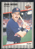1989 Fleer #121b John Moses