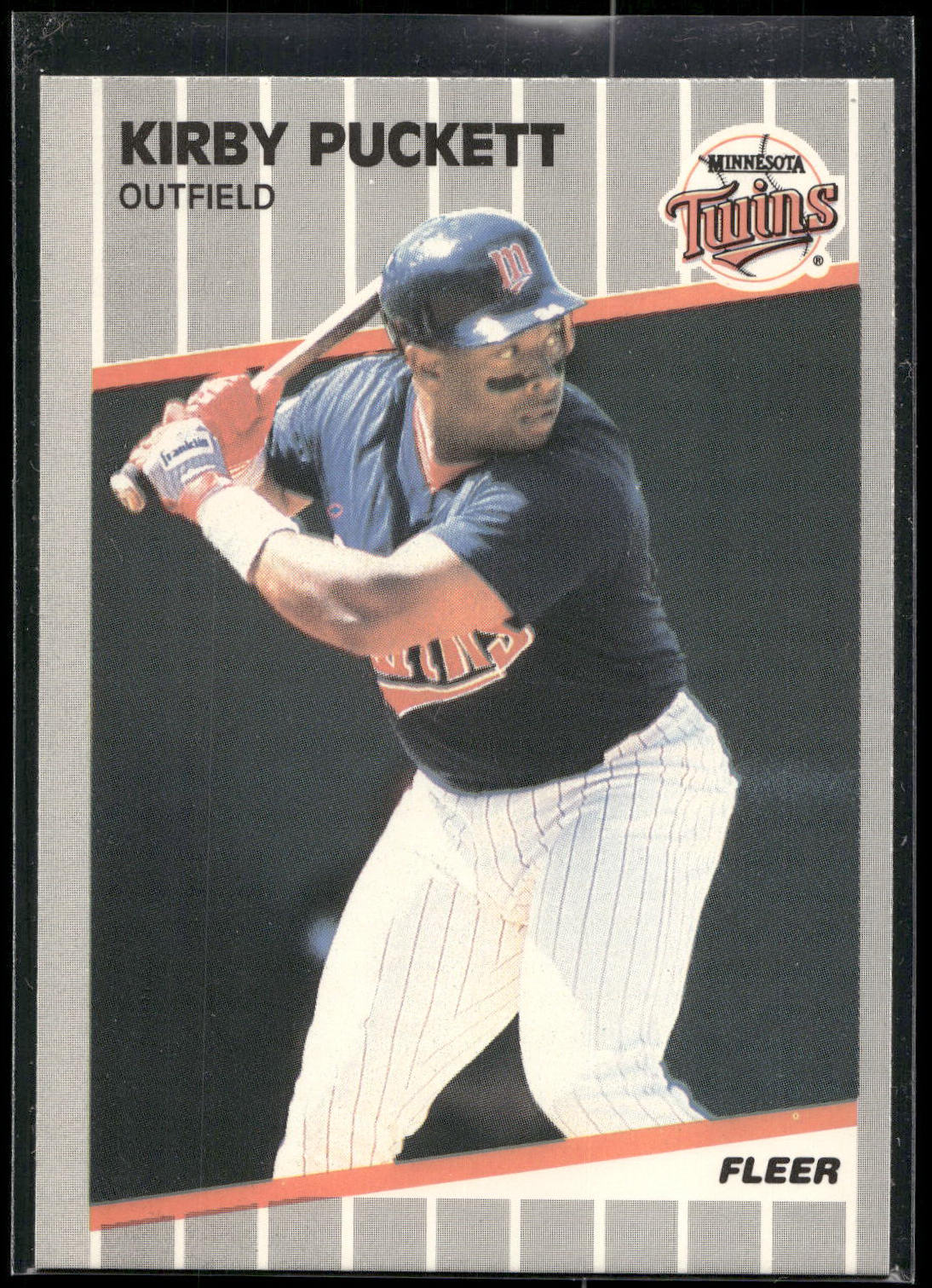 1989 Fleer #124 Kirby Puckett
