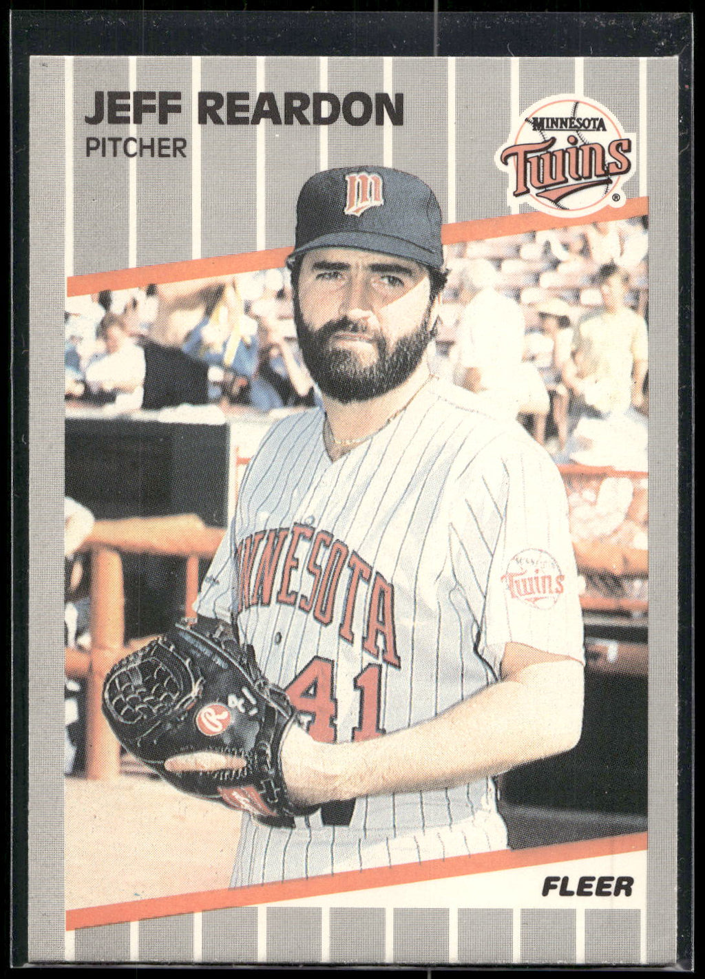 1989 Fleer #125 Jeff Reardon