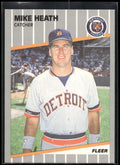1989 Fleer #132b Mike Heath