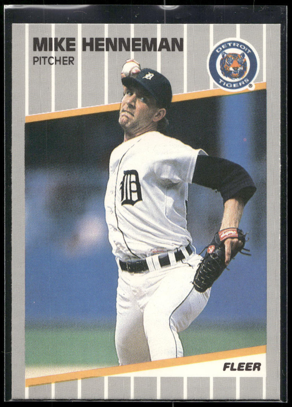 1989 Fleer #134 Mike Henneman