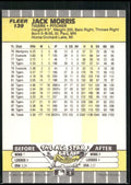 1989 Fleer #139 Jack Morris