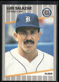 1989 Fleer #144 Luis Salazar