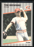 1989 Fleer #153 Tom Browning