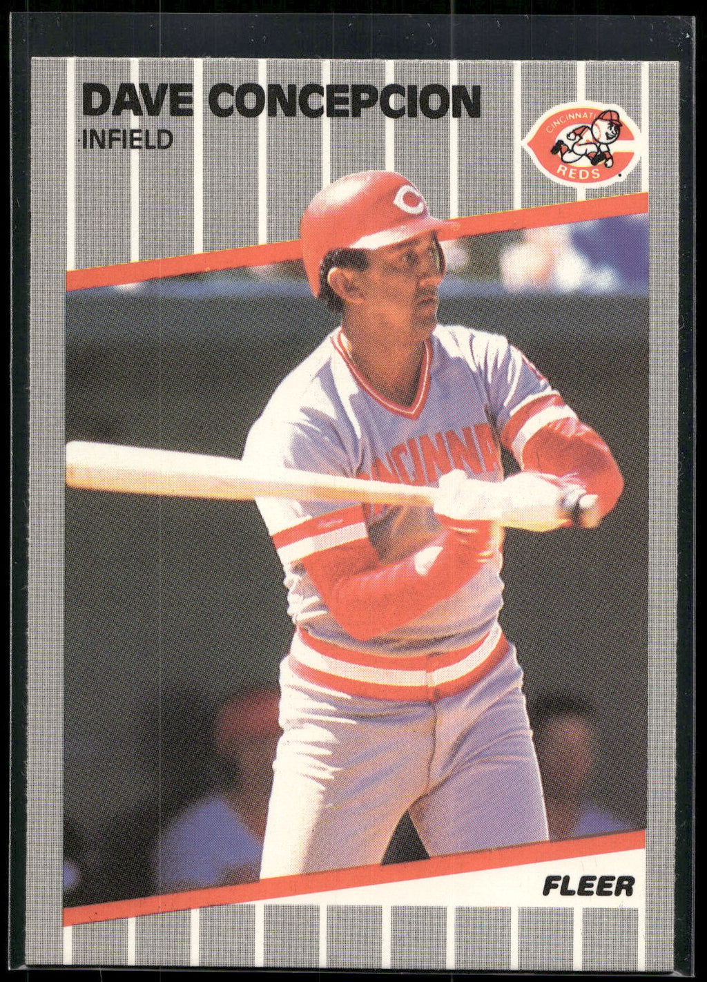 1989 Fleer #156 Dave Concepcion