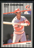 1989 Fleer #156 Dave Concepcion