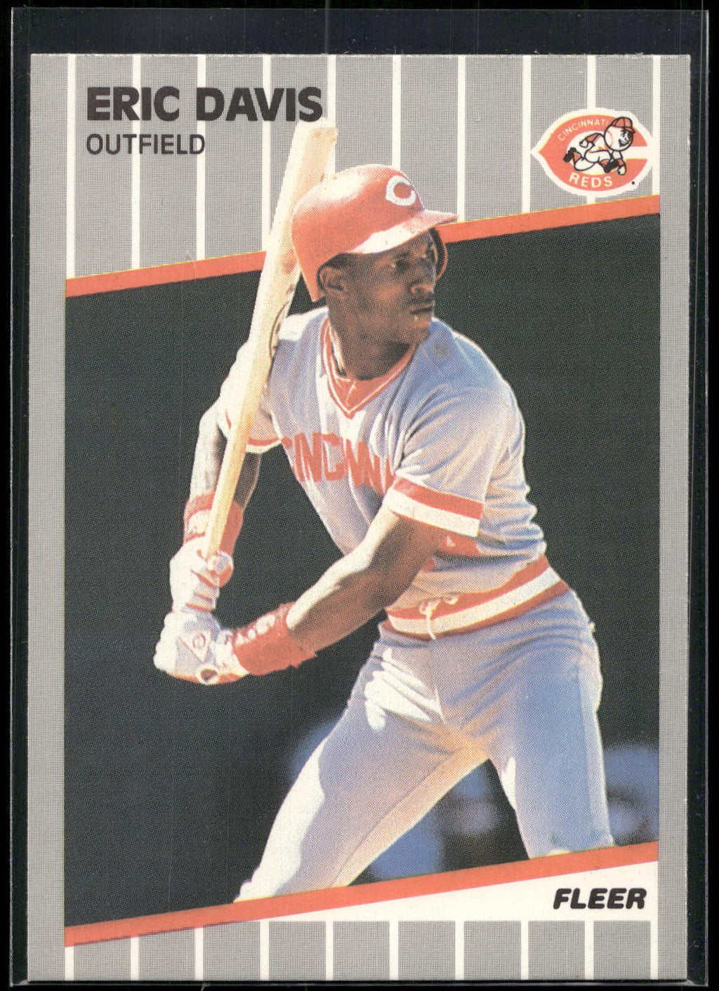 1989 Fleer #158 Eric Davis