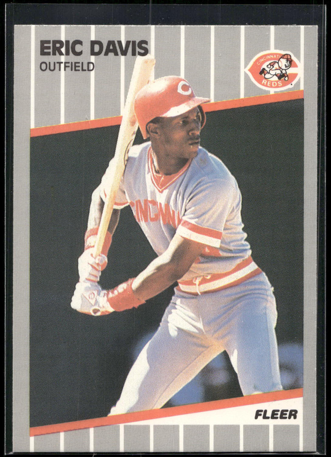 1989 Fleer #158 Eric Davis