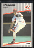 1989 Fleer #160 Rob Dibble