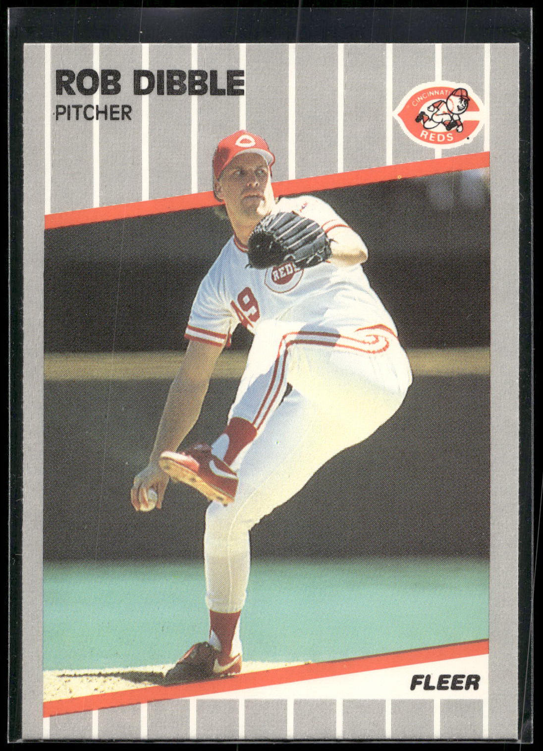 1989 Fleer #160 Rob Dibble