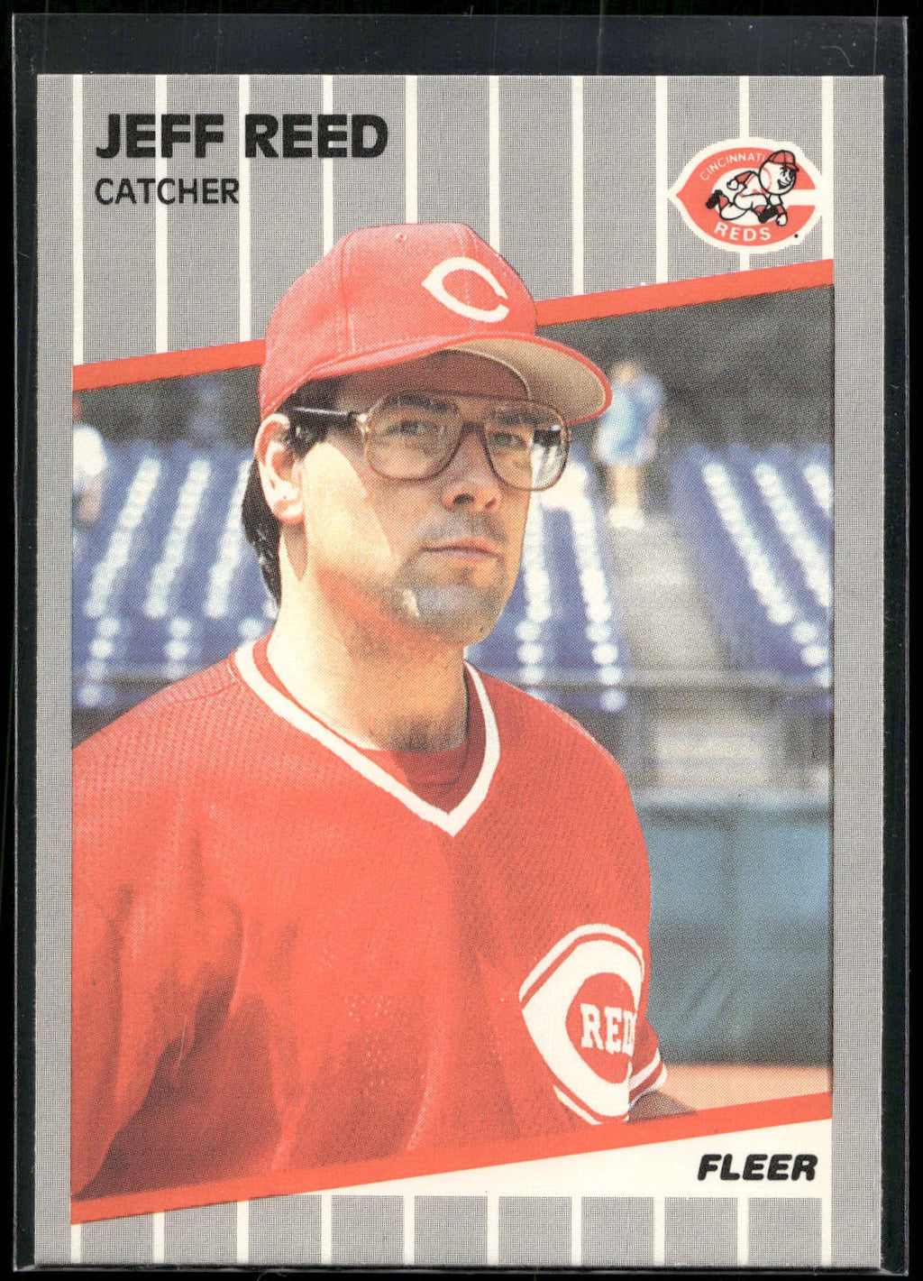 1989 Fleer #167 Jeff Reed
