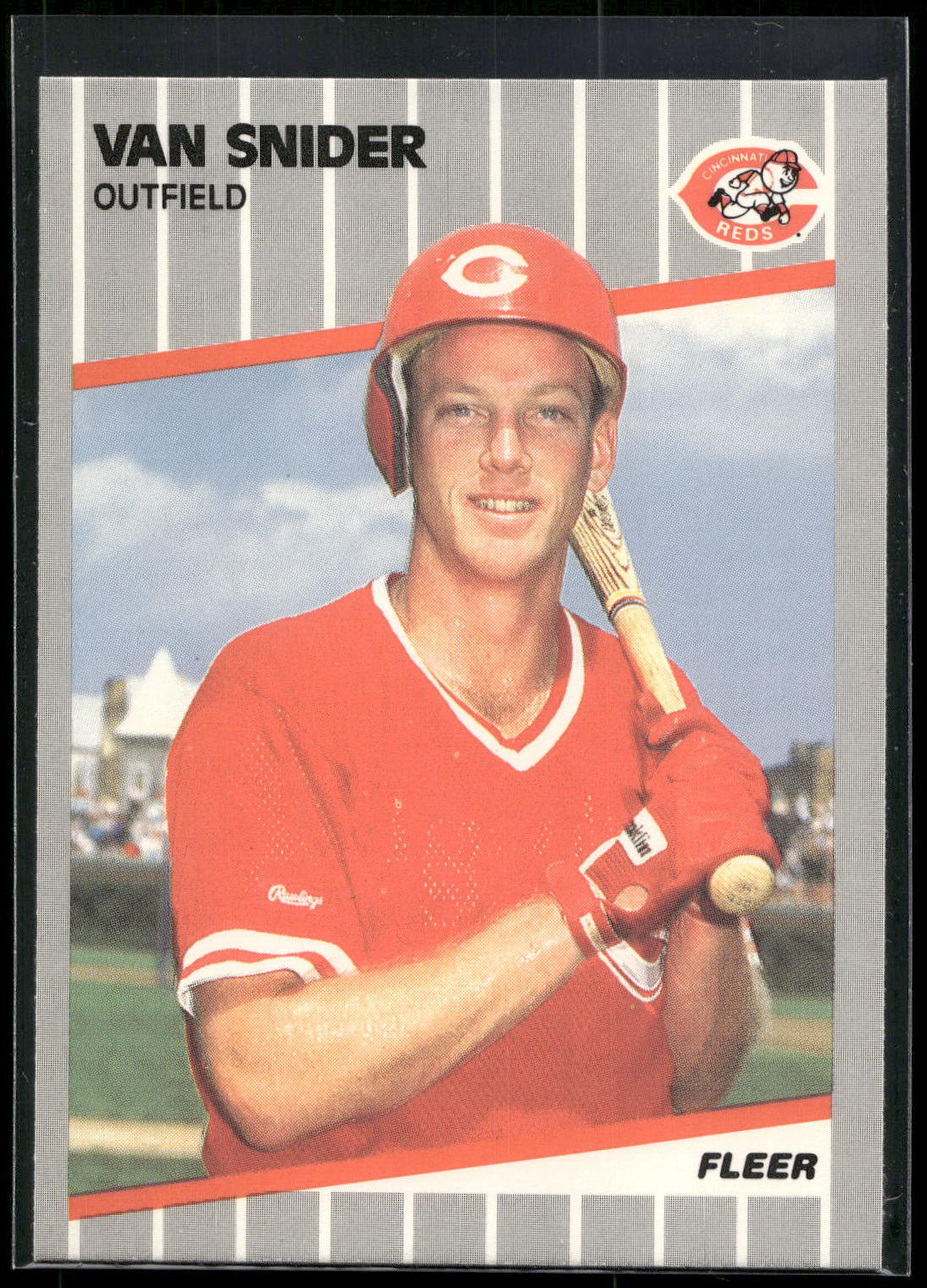 1989 Fleer #172 Van Snider