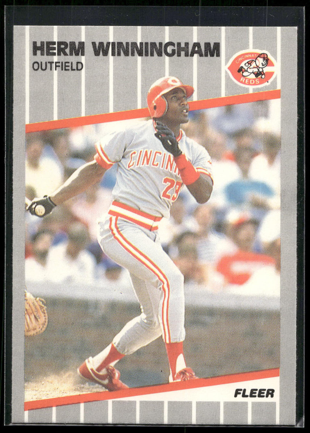 1989 Fleer #175 Herm Winningham