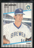 1989 Fleer #176 Jim Adduci