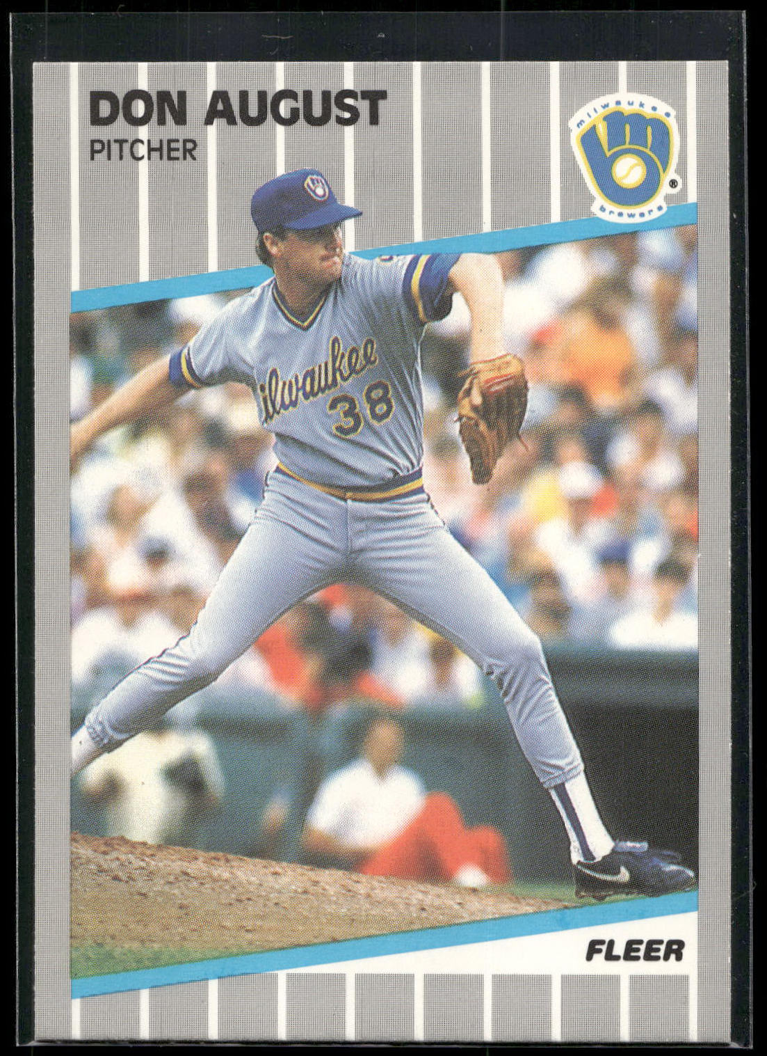 1989 Fleer #177 Don August