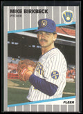 1989 Fleer #178 Mike Birkbeck