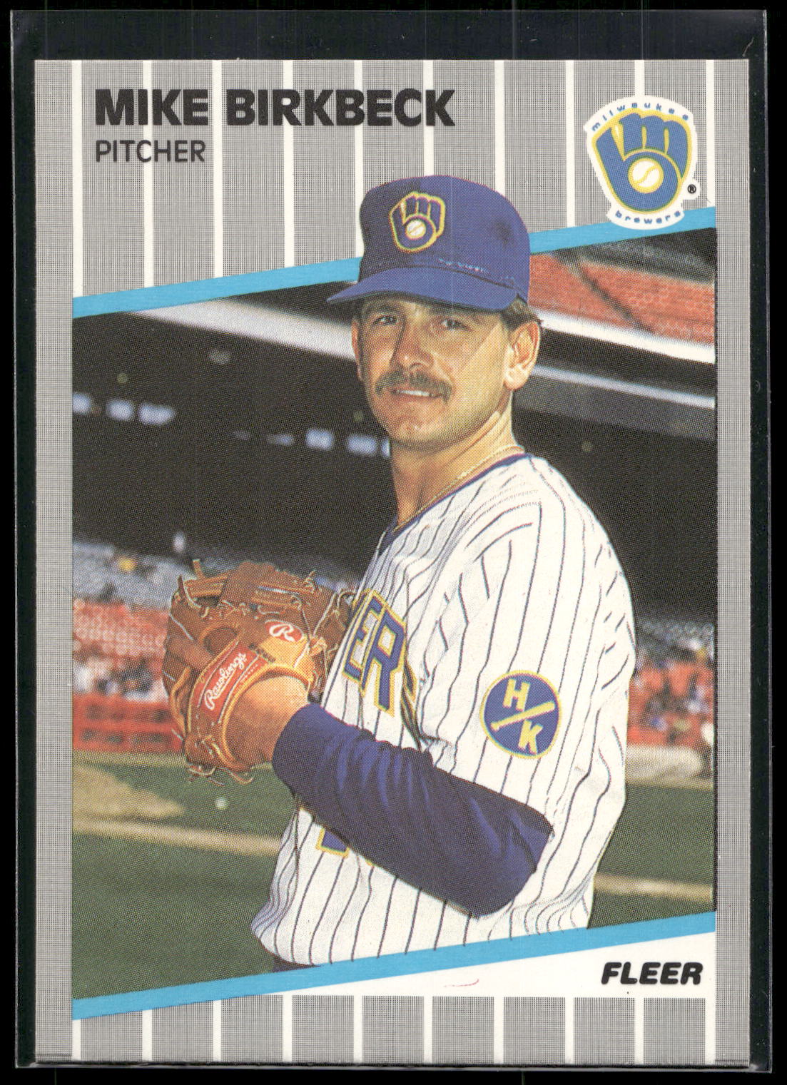 1989 Fleer #178 Mike Birkbeck