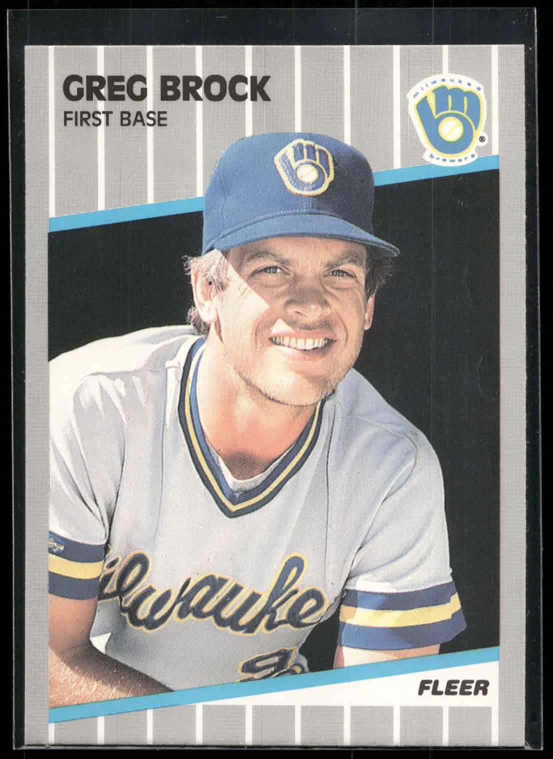 1989 Fleer #181 Greg Brock