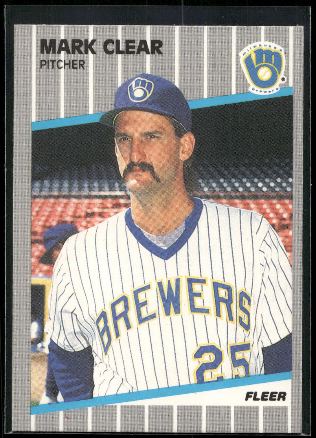 1989 Fleer #182 Mark Clear