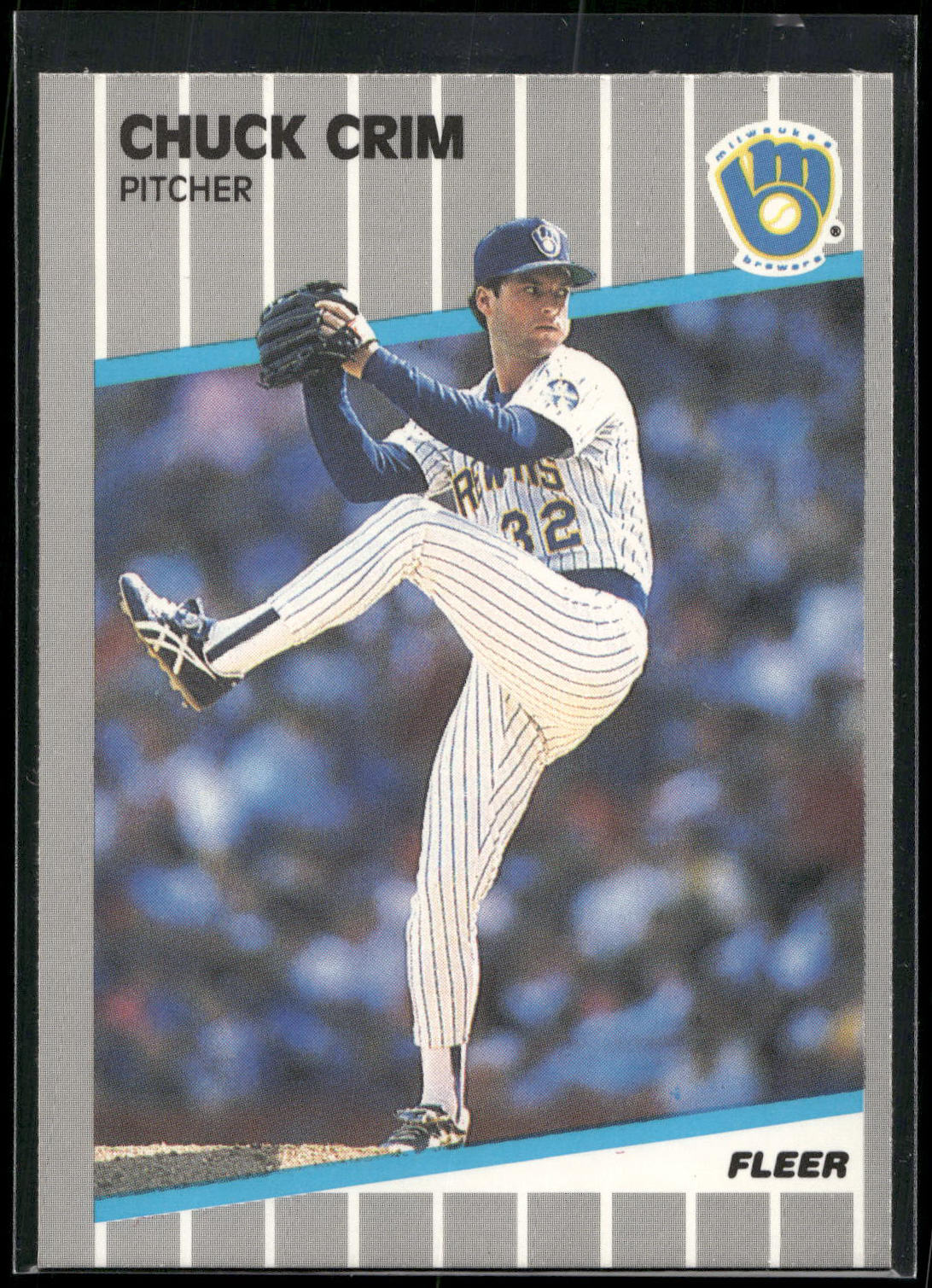 1989 Fleer #183 Chuck Crim