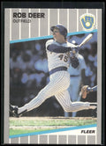 1989 Fleer #184 Rob Deer