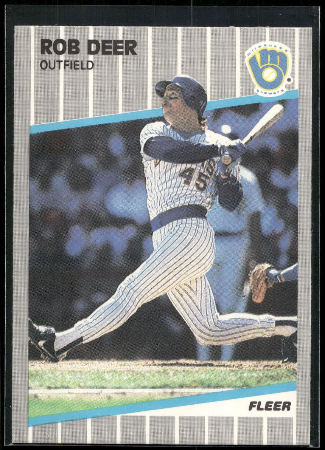 1989 Fleer #184 Rob Deer