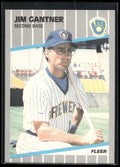 1989 Fleer #186 Jim Gantner