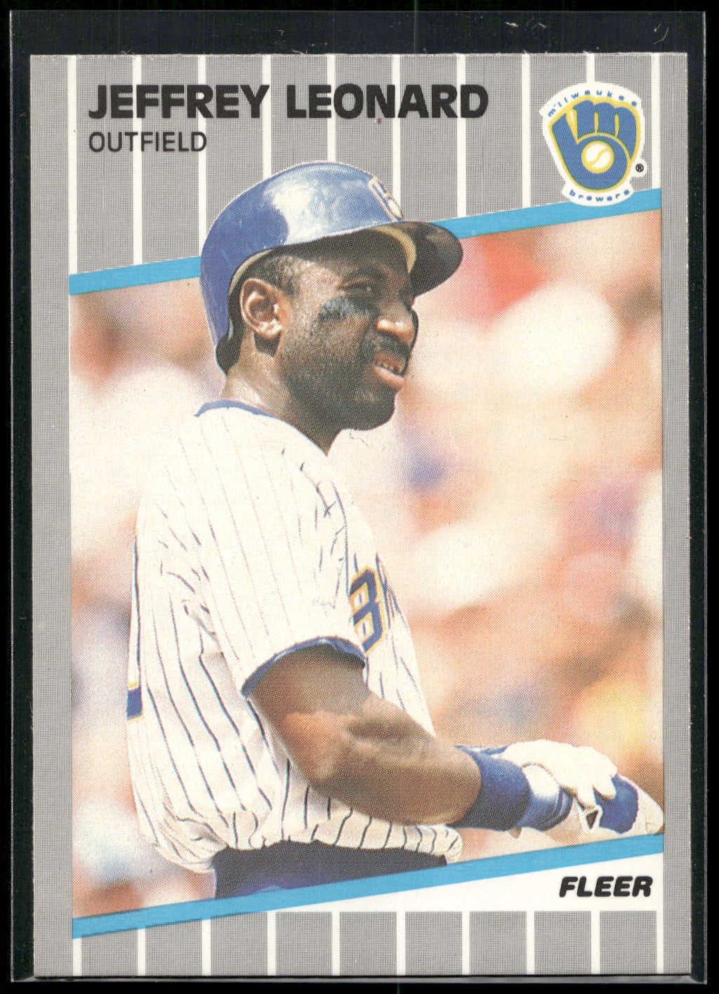 1989 Fleer #190 Jeffrey Leonard